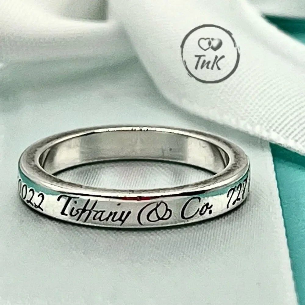 Rare & Retired - Tiffany & Co Notes Fifth Ave Ring - Size 4